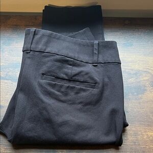 Loft outlet black skinny ankle pants